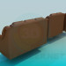 3d model Sofá con silla - vista previa