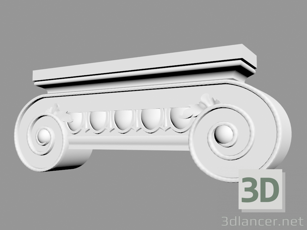 3d модель Капитель (Ш4) – превью