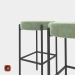 Modelo 3d Banqueta 430 bar - preview