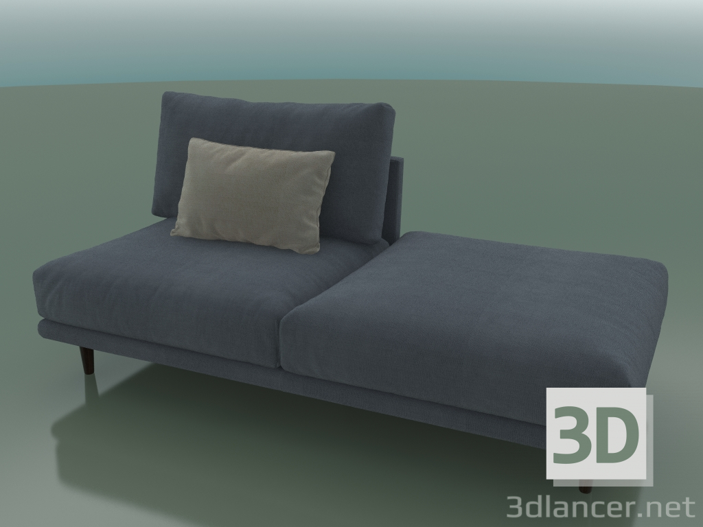 Modelo 3d Sofá duplo Alfinosa com meia encosto (2000 x 1000 x 730, 200AL-100-PR / W) - preview