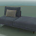 3d model Double sofa Alfinosa with half back (2000 x 1000 x 730, 200AL-100-PR / W) - preview