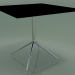 modèle 3D Table carrée 5708, 5725 (H 74 - 79x79 cm, étalée, Noir, LU1) - preview