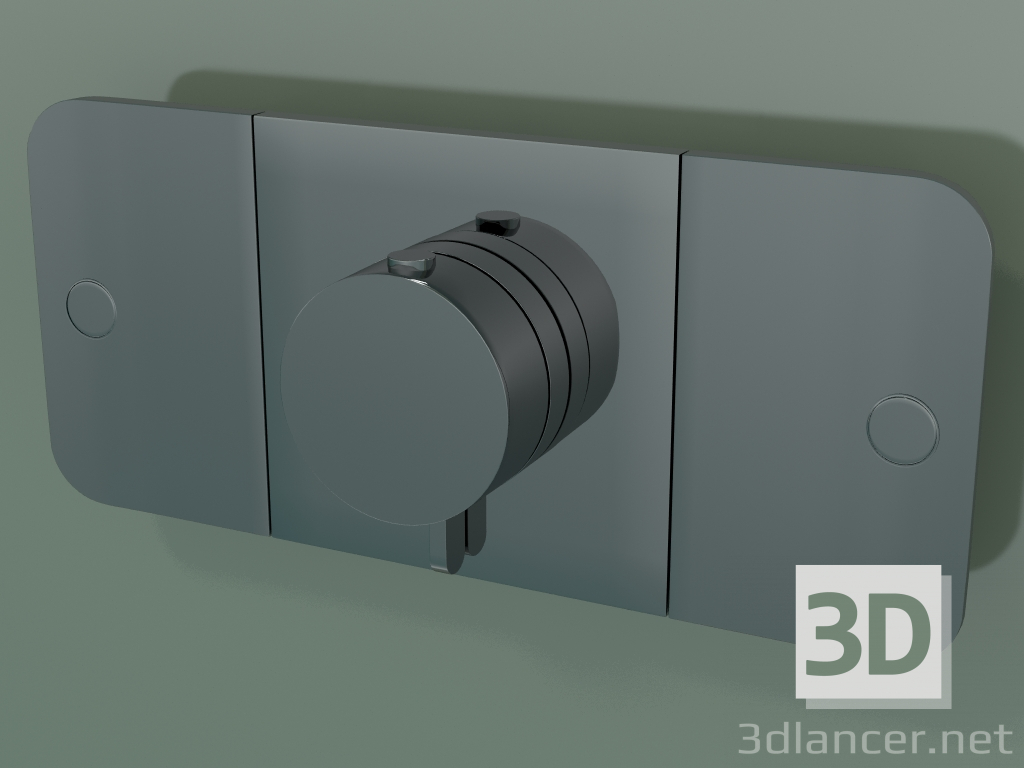 3d model Shower faucet, 2 outlets (45712330) - preview