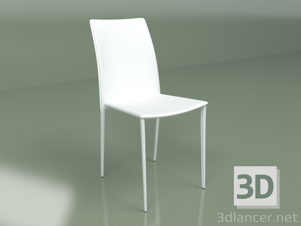 3d model Silla Gran Blanco - vista previa