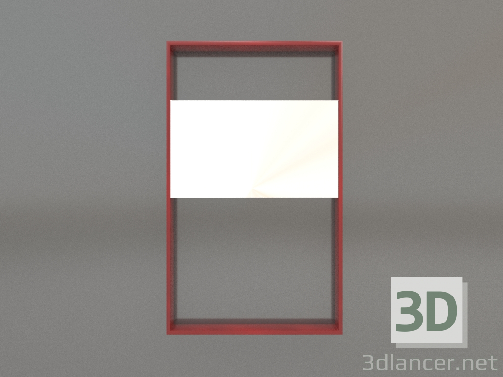 3d model Mirror ZL 08 (450х750, red) - preview