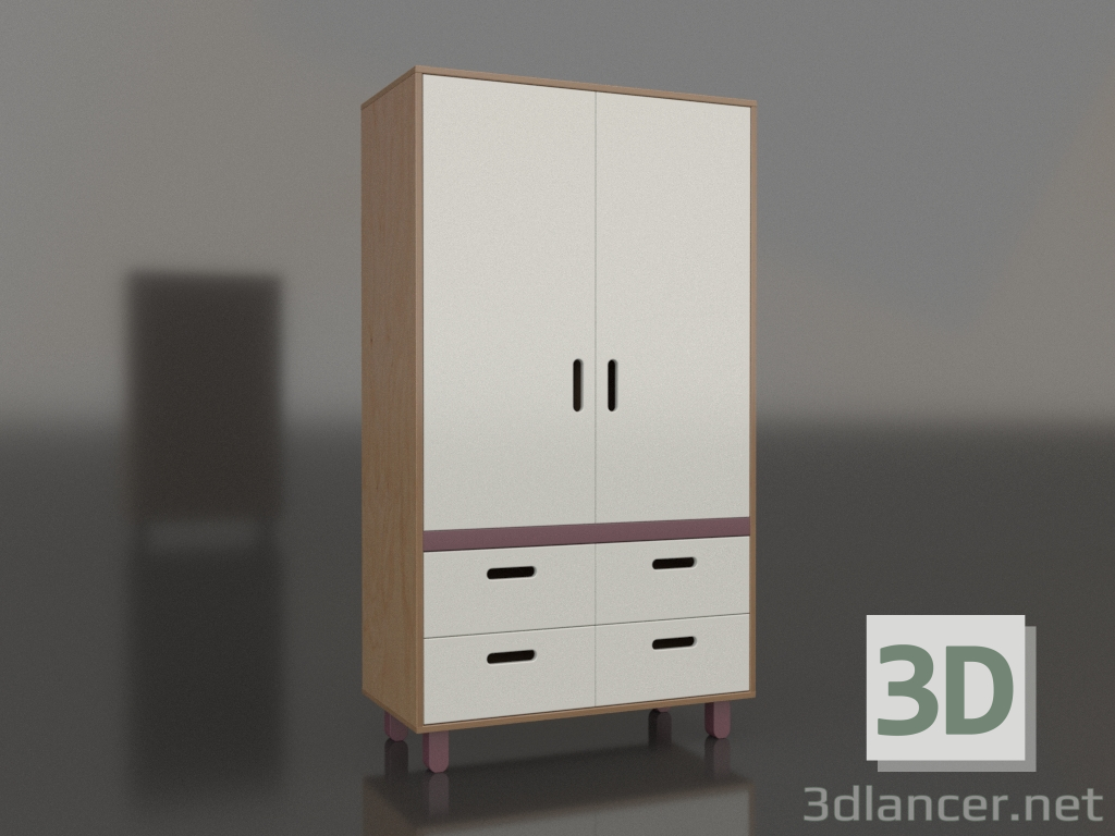 3d model Wardrobe closed TUNE HB (WXTHBA) - preview