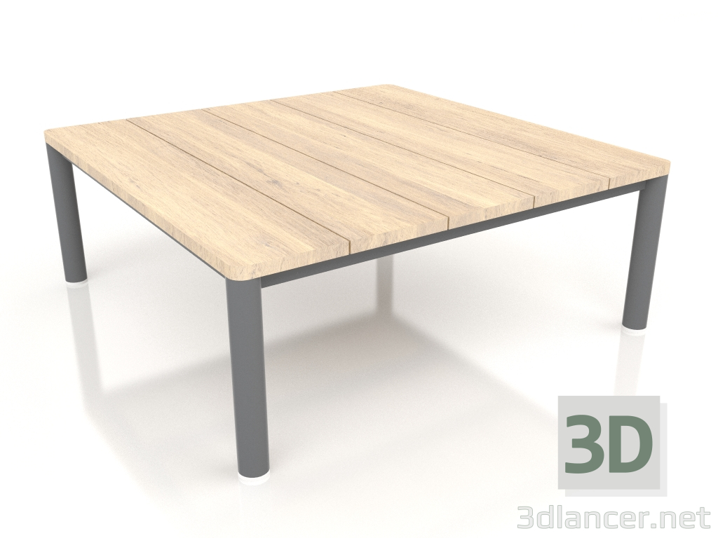 Modelo 3d Mesa de centro 94×94 (Antracite, madeira Iroko) - preview