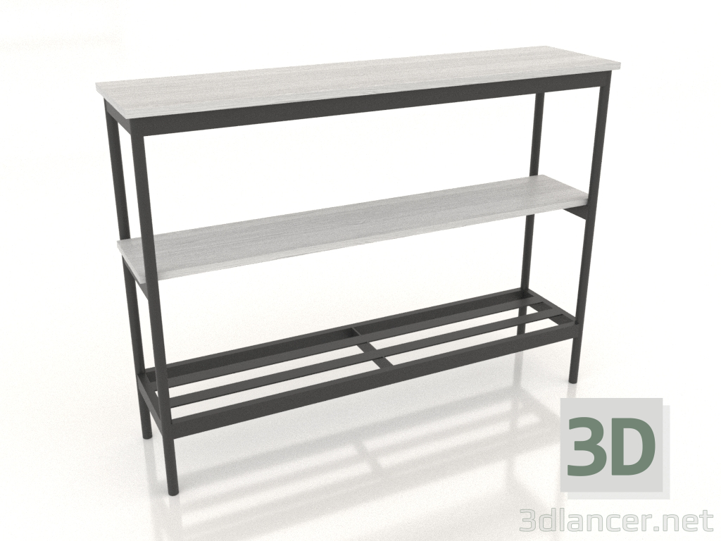 3d model Console 1200x300 mm (white RAL 9010) - preview