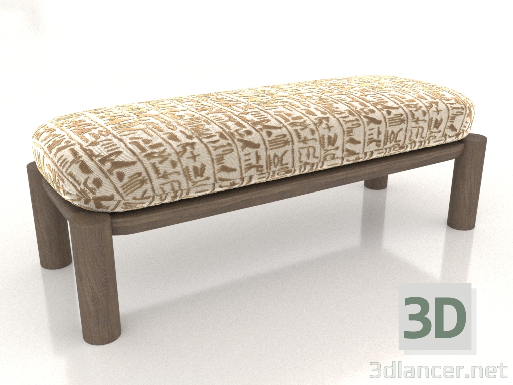 3d model KOVA bench - preview 3d model KOVA bench - preview