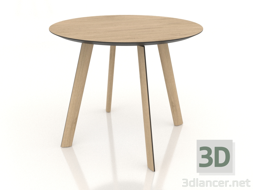 3D modeli Yemek masası BRASKO 900x900x750 mm (açık meşe) - önizleme