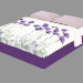 modello 3D Letto matrimoniale Sommier - anteprima