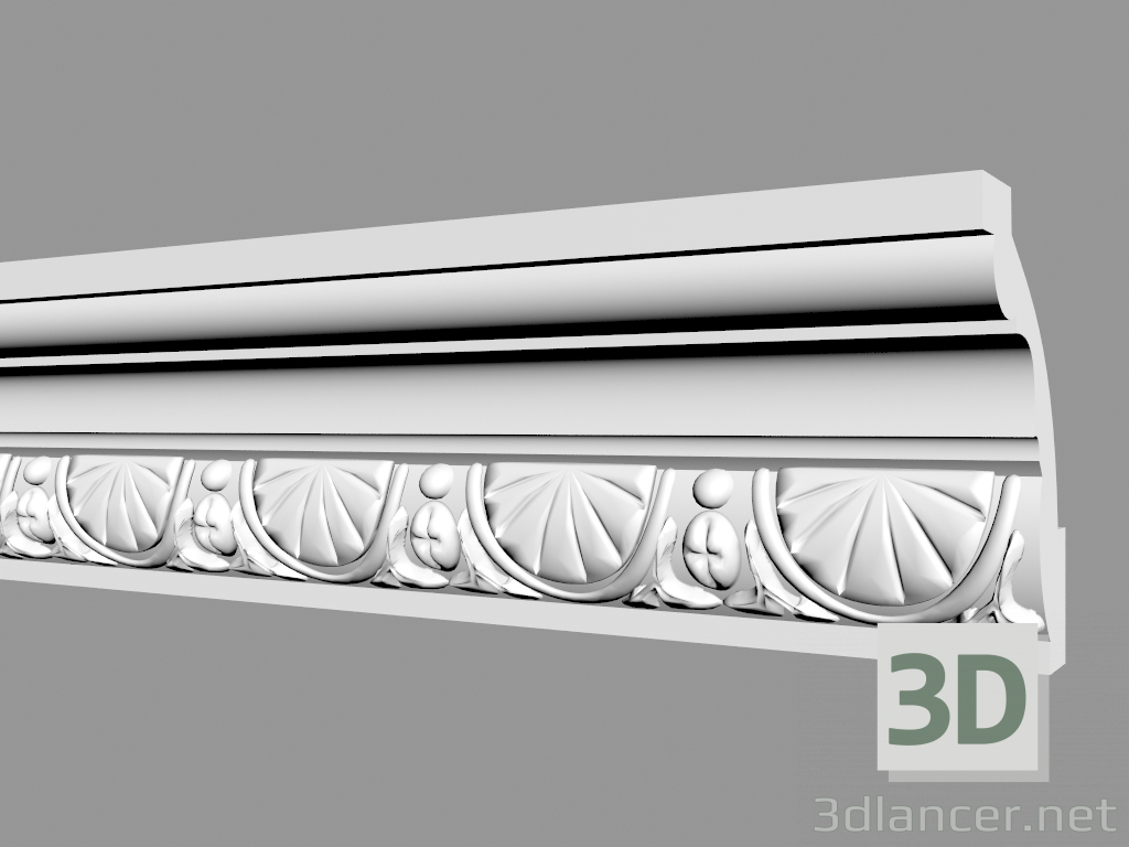 3d model Cornice C1014 - preview