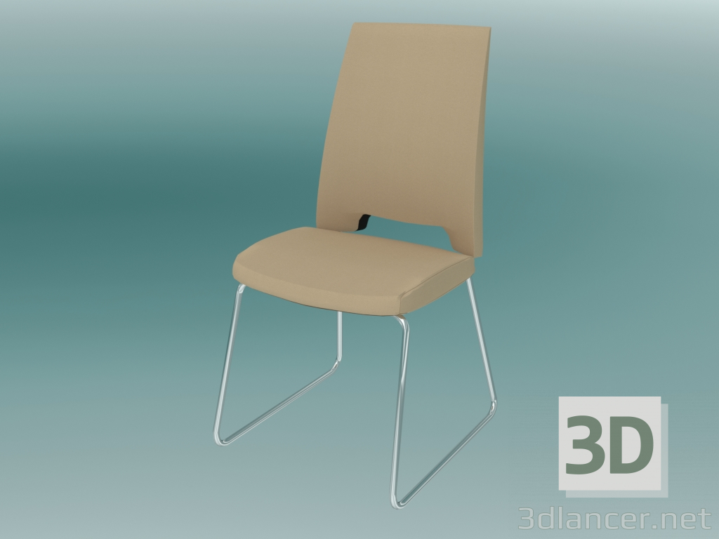 3d model Silla de oficina (21V) - vista previa