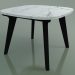 3d model Dining table (232, Marble, Black) - preview