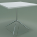 3d model Square table 5708, 5725 (H 74 - 79x79 cm, spread out, White, LU1) - preview