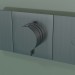 3d model Shower faucet, 2 outlets (45712340) - preview