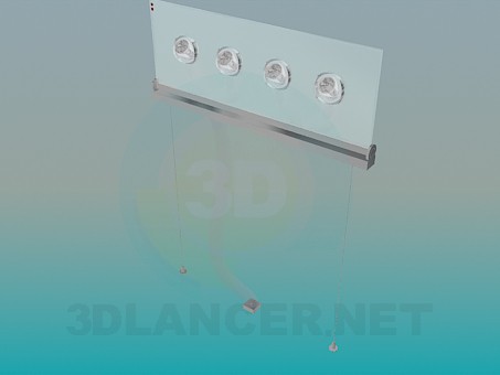 3d model Hanging lamp - preview