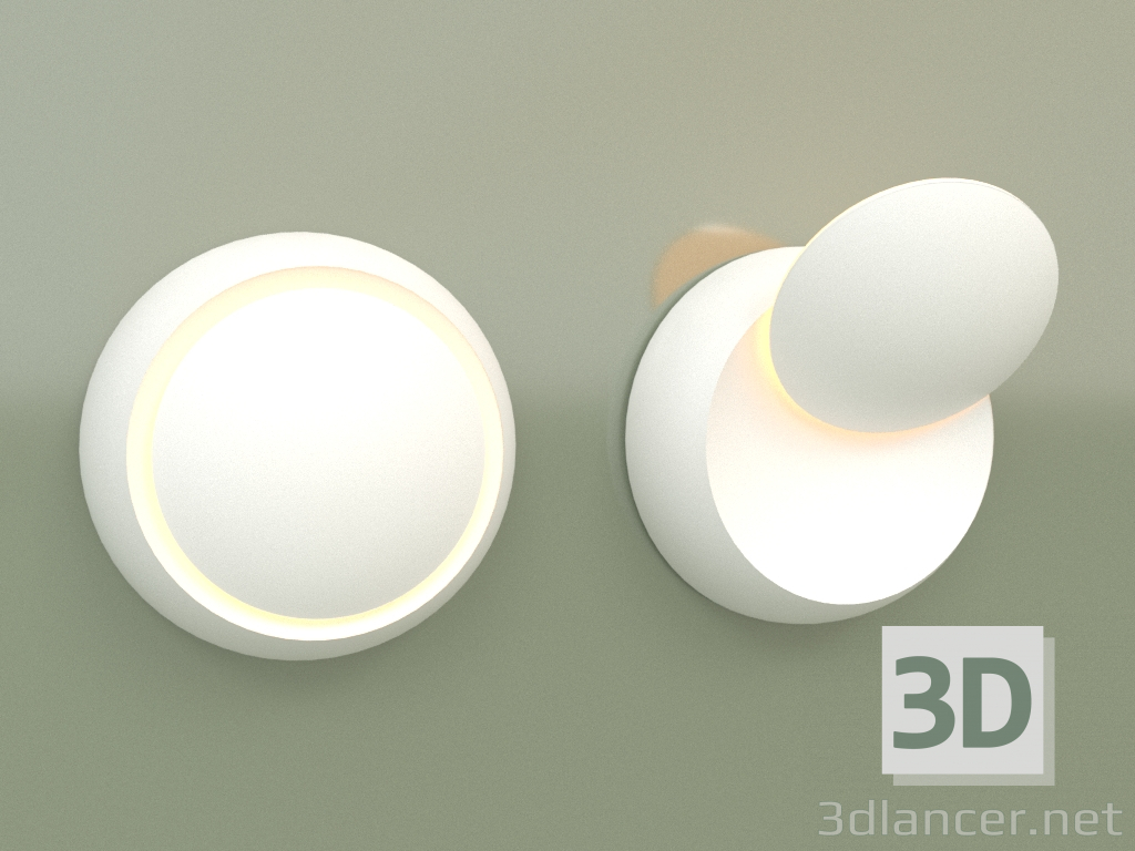 modello 3D Lampada da parete 6100 WH 5W - anteprima