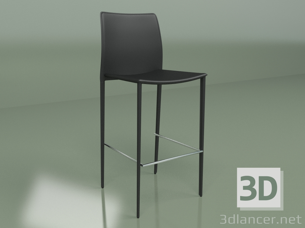 Modelo 3d Cadeira semi-bar Grand Black - preview