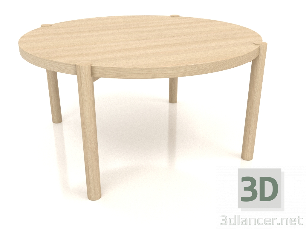 3D Modell Couchtisch JT 053 (gerades Ende) (T=790x400, Holz weiß) - Vorschau