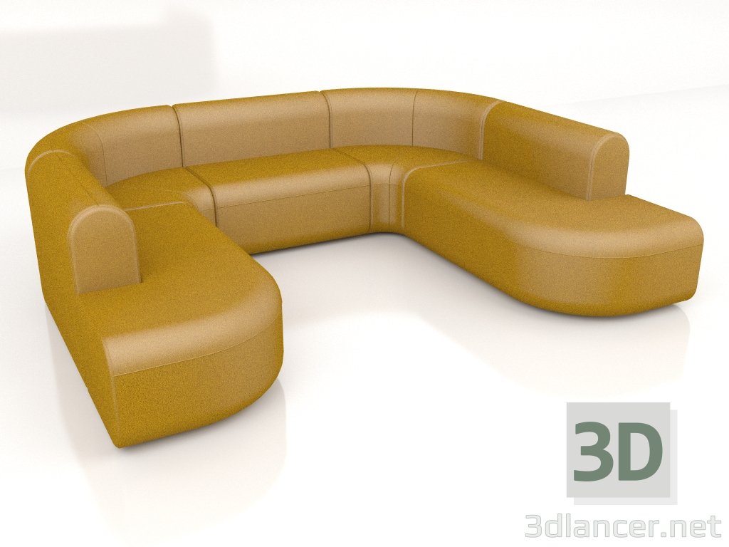 3d model Sofa Artiko Single Sofa AT27 (2700x2310) - preview