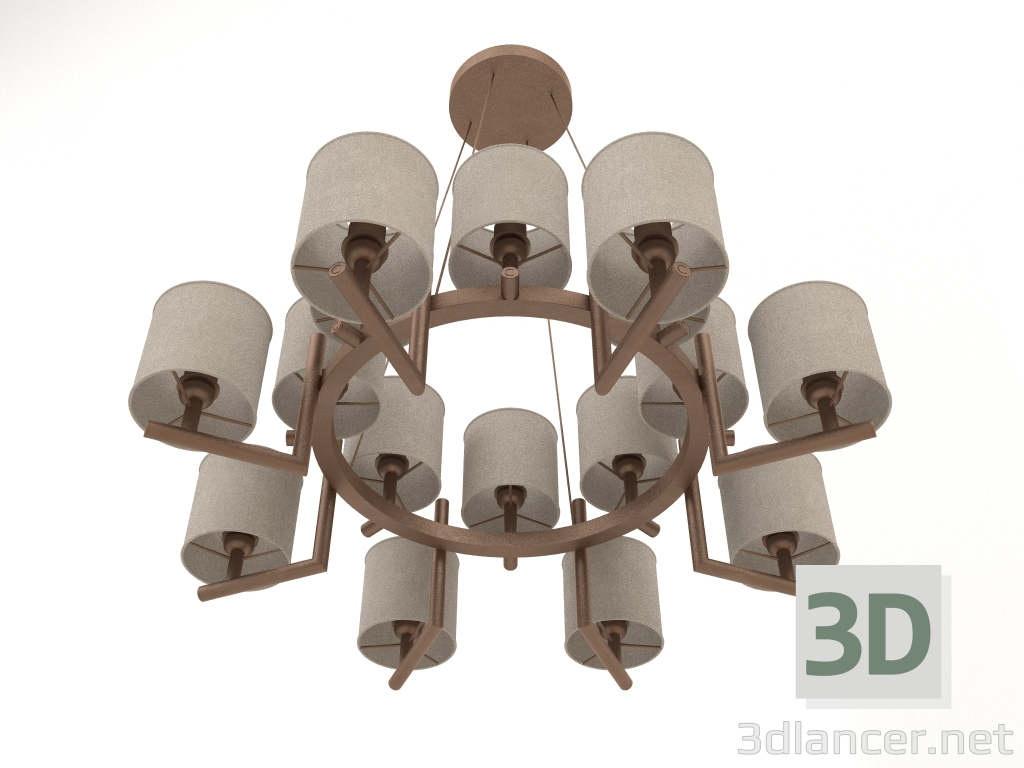 Modelo 3d Lustre (S586) - preview