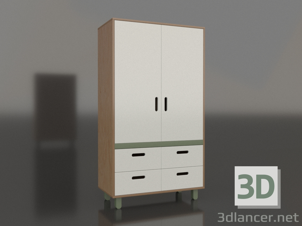 modèle 3D Armoire fermée TUNE HB (WGTHBA) - preview