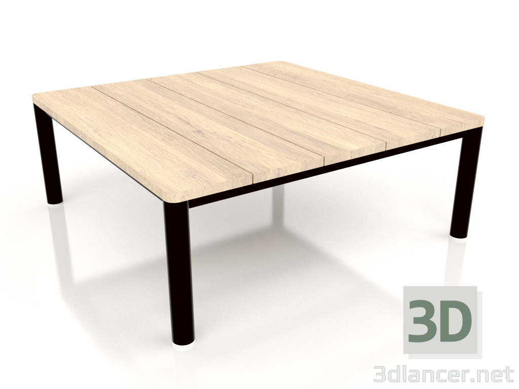 modello 3D Tavolino 94×94 (Nero, legno Iroko) - anteprima