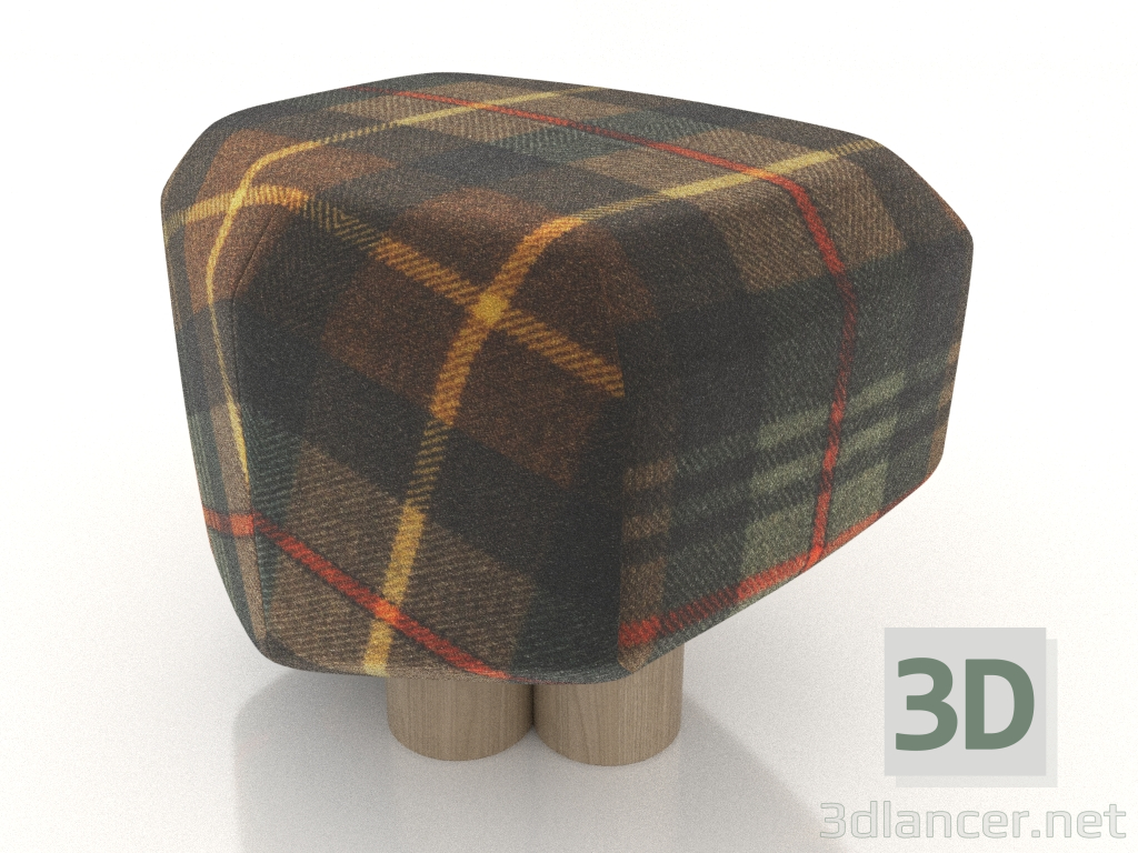 3d model Puf LADY KIM - vista previa