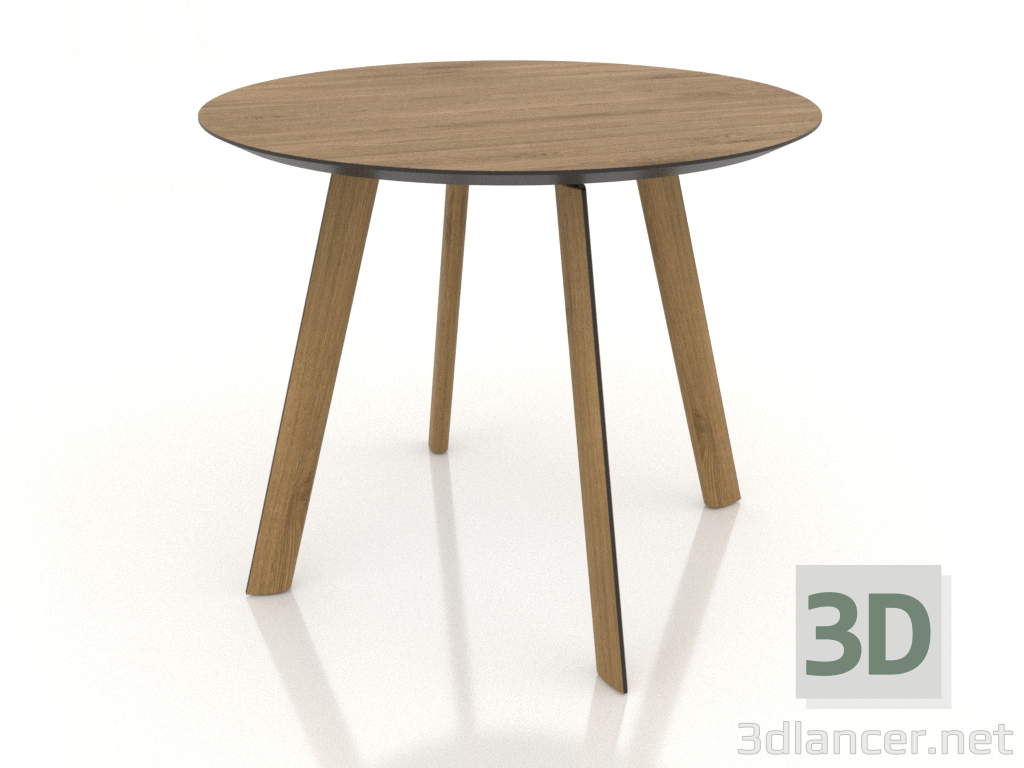 modèle 3D Table à manger BRASKO 900x900x750 mm (chêne naturel) - preview