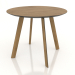 modèle 3D Table à manger BRASKO 900x900x750 mm (chêne naturel) - preview
