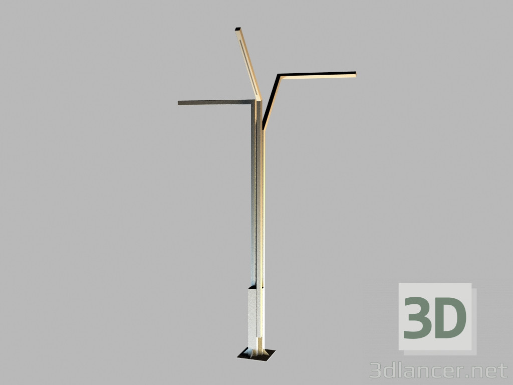 3d model Lámpara externa 4536 - vista previa