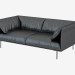 3D Modell Ledersofa Doppel - Vorschau