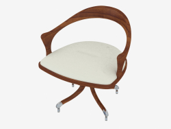 Chaise de bureau avec une sellerie en cuir (art. 2204 JSH)