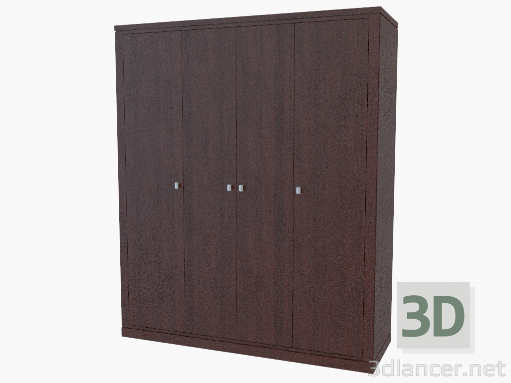 3d model Wardrobe wardrobe (675-33) - preview