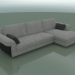 3D Modell Winkelsofa Cliff (3430 x 1710 x 760, 343CL-171-CL) - Vorschau