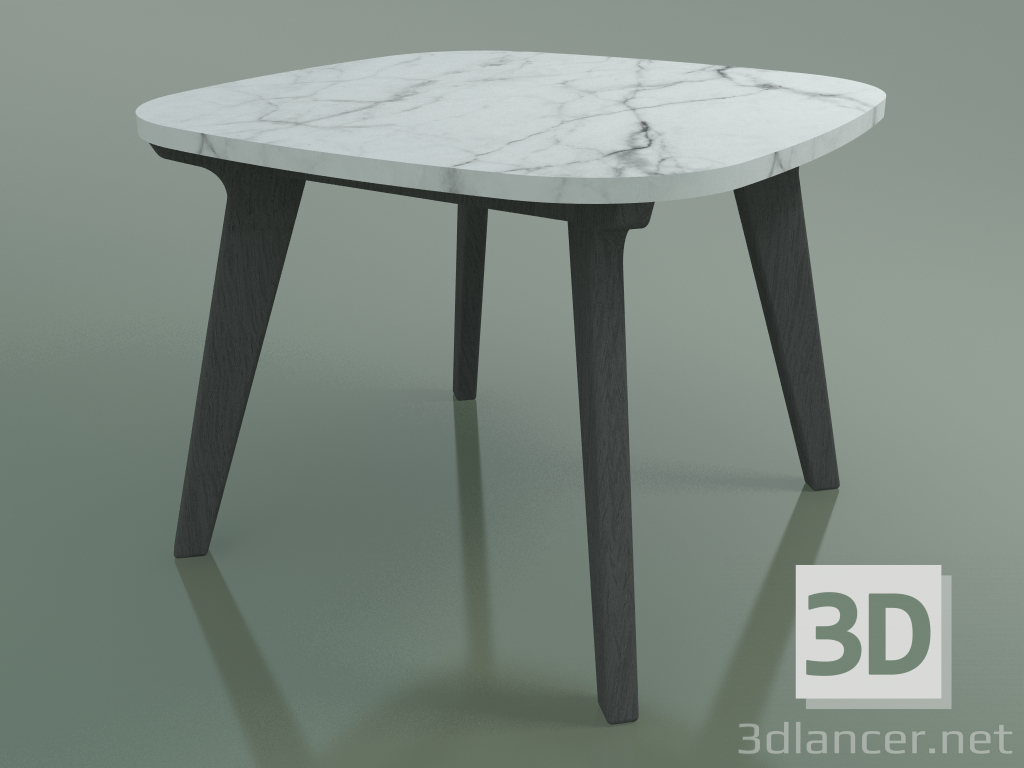 3d model Mesa de comedor (232, mármol, gris) - vista previa