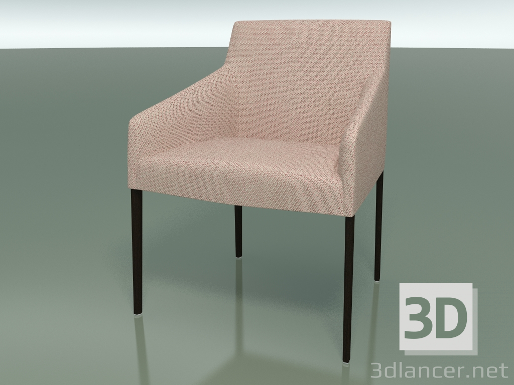 3d model Armchair 2702 (with fabric upholstery, Wenge) - preview