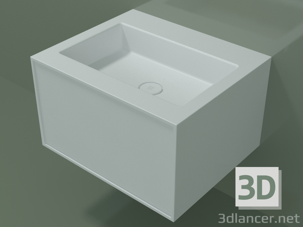 3d model Lavabo con cajón (06UC32401, Glacier White C01, L 60, P 50, H 36 cm) - vista previa