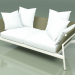 3D Modell Sofa 002 (Metallmilch, Batyline-Olive) - Vorschau