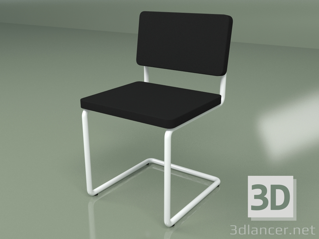 3d model Silla de trabajo (blanca) - vista previa