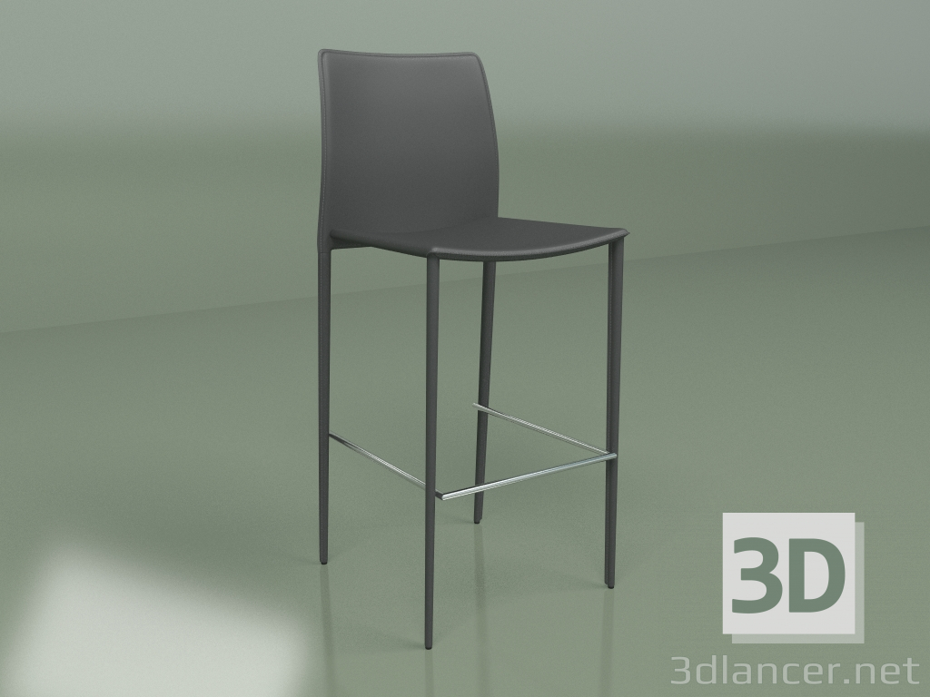 3D Modell Halbbarstuhl Grand Grey - Vorschau