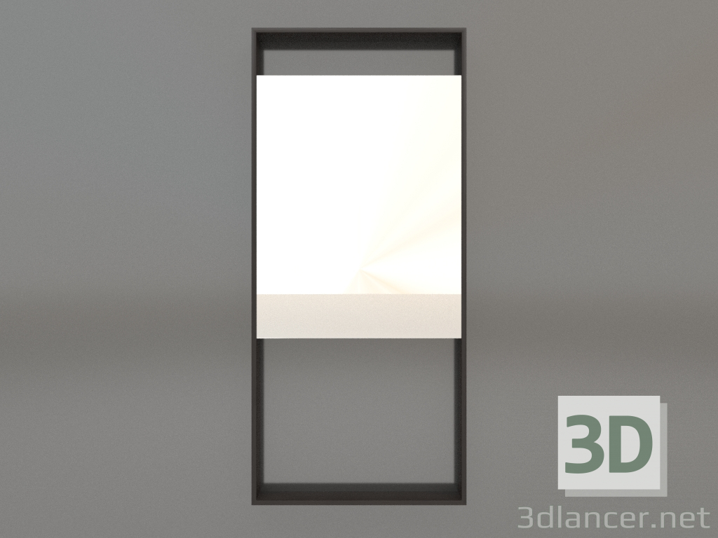 3d model Mirror ZL 08 (450x1000, wood brown dark) - preview