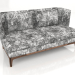 3d model Sofa with high back Caracalla 185x96x88 - preview