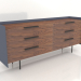 3d model Chest of drawers Elias (walnut) - preview