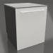 3d model Wardrobe 60 cm (white) - preview