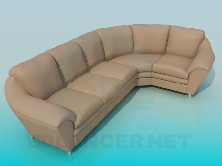 3D Modell Sofa - Vorschau