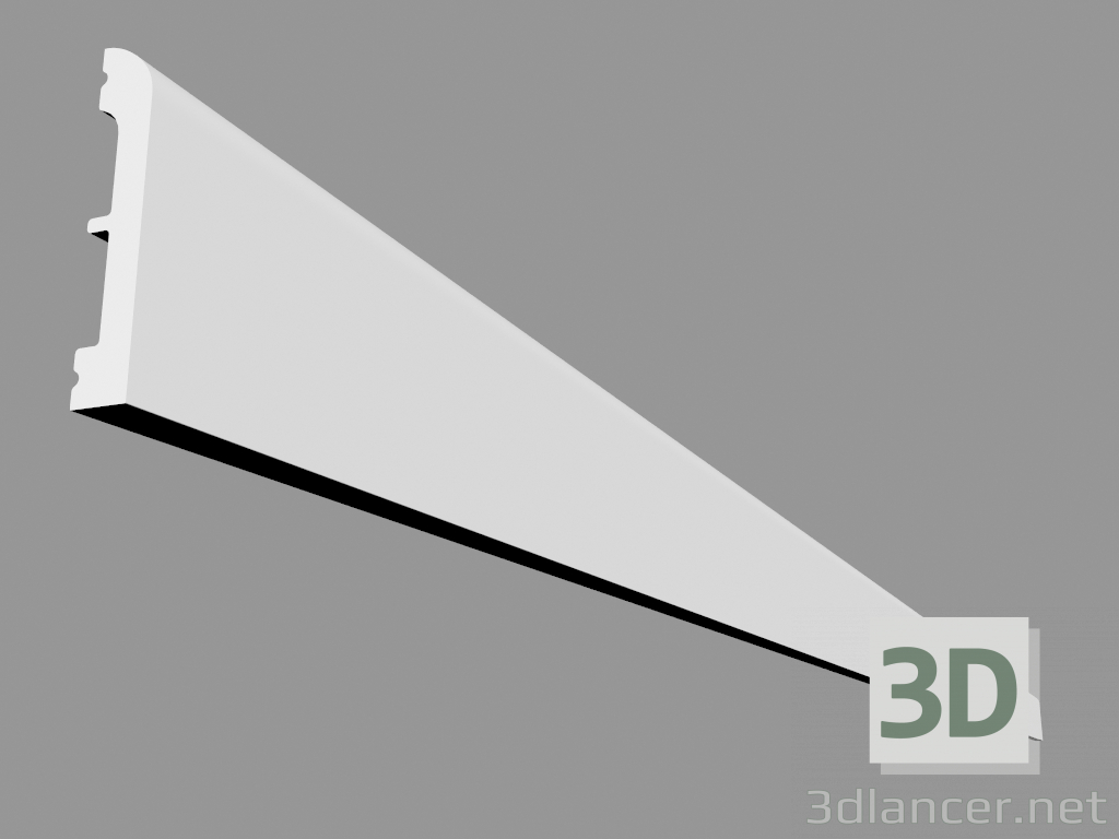 Modelo 3d Rodapé (cornija) DX183-2300 - CASCATA (230 x 7,5 x 1,3 cm) - preview