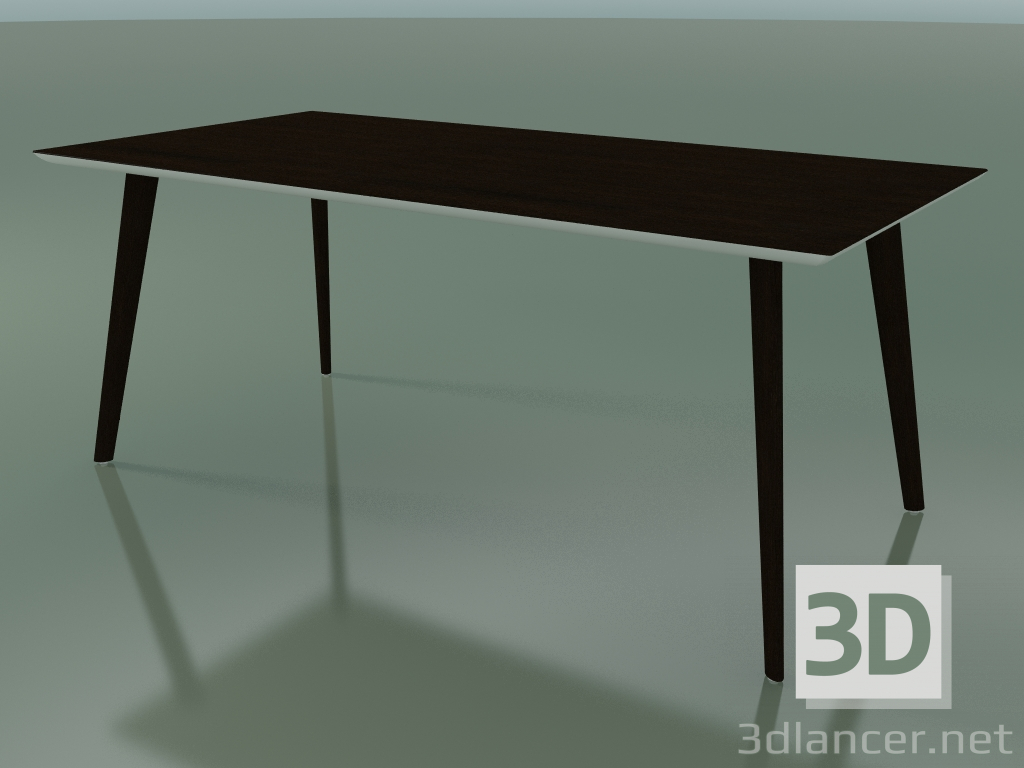 3d model Mesa rectangular 3505 (H 74 - 180x90 cm, M02, Wenge, opción 2) - vista previa