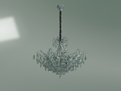 Lustre suspendu 10080-12 (cristal chromé clair Strotskis)